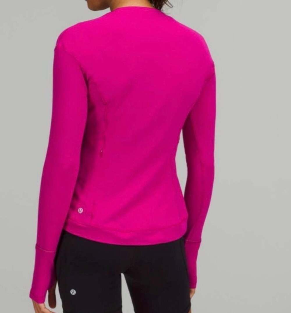lululemon Close to Crossing Rulu Long Sleeve Top in Ripened Raspberry - Picture 2 of 7